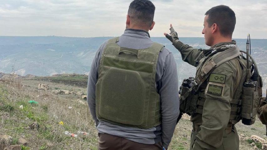 Israeli soldiers in syria
