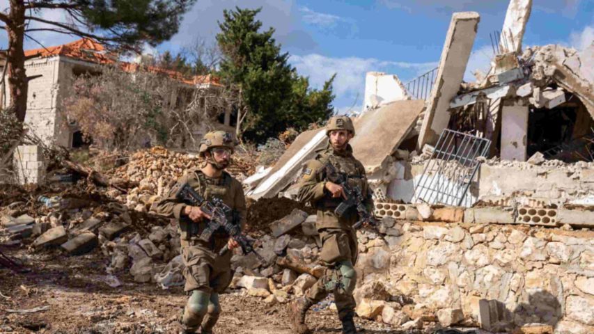 Israeli troops operate in southern Lebanon, November 20, 2024