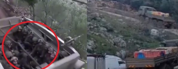 Kfarshouba Israeli Army Explosives (Screenshot Janoubia)