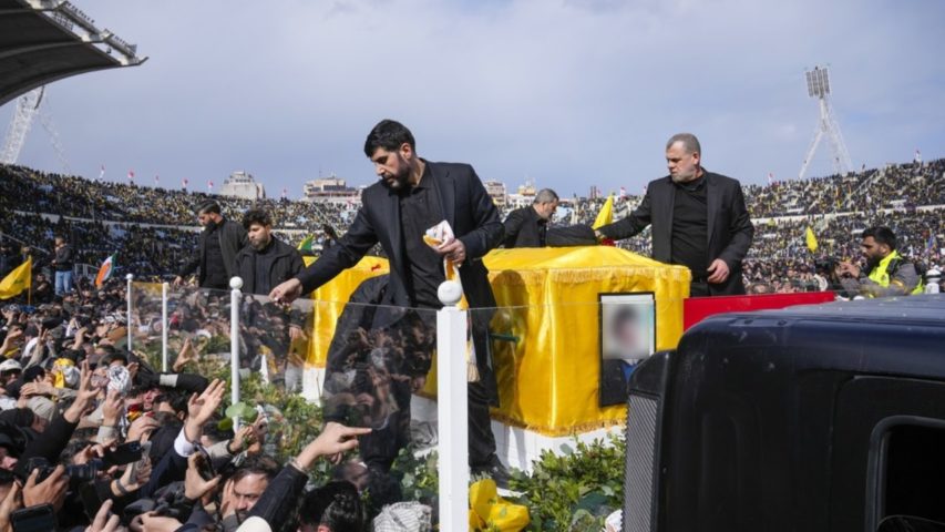 Nasrallah Coffin Funeral