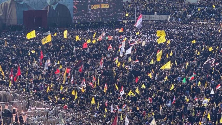 Nasrallah Safieddine Funeral Crowd