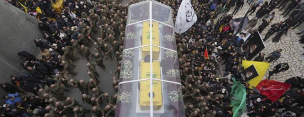 Nasrallah and Safieddine Coffins Funeral