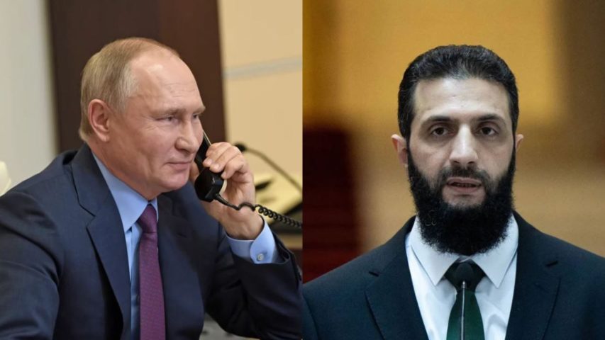 Putin Ahmad Al Sharaa