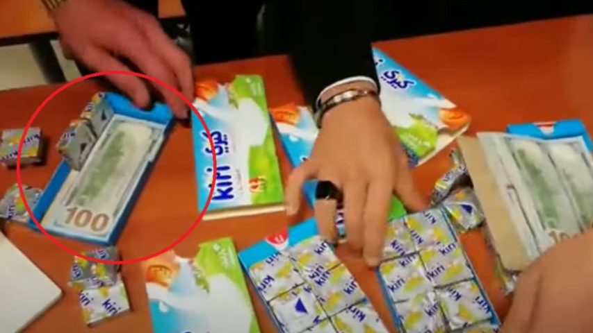 US Dollars in Cheese