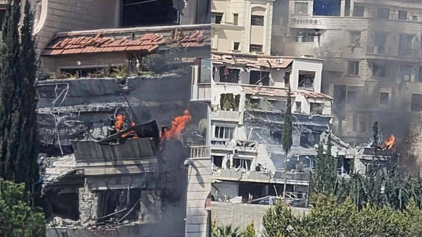 Israeli Airstrike Damascus Jihad Al Islami headquarter