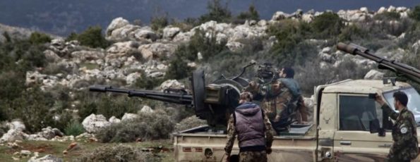 Syrian Army near Lebanon Border