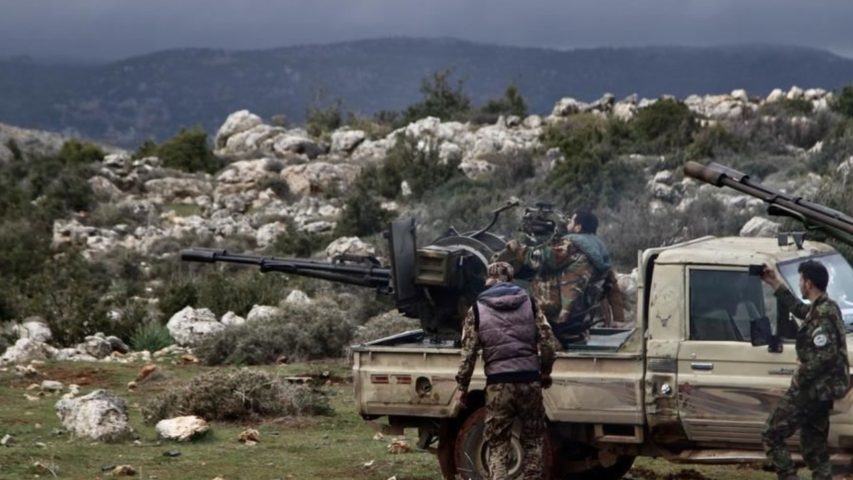 Syrian Army near Lebanon Border