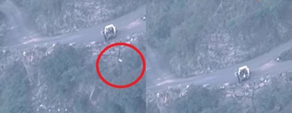 Video Circulating on social media claiming throwing bodies in Syria (Screenshot_Janoubia)