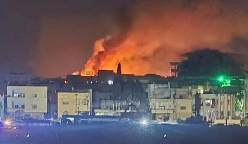 الغارات على درعا