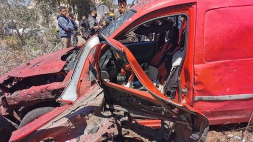Aitaroun Vehicle Airstrike