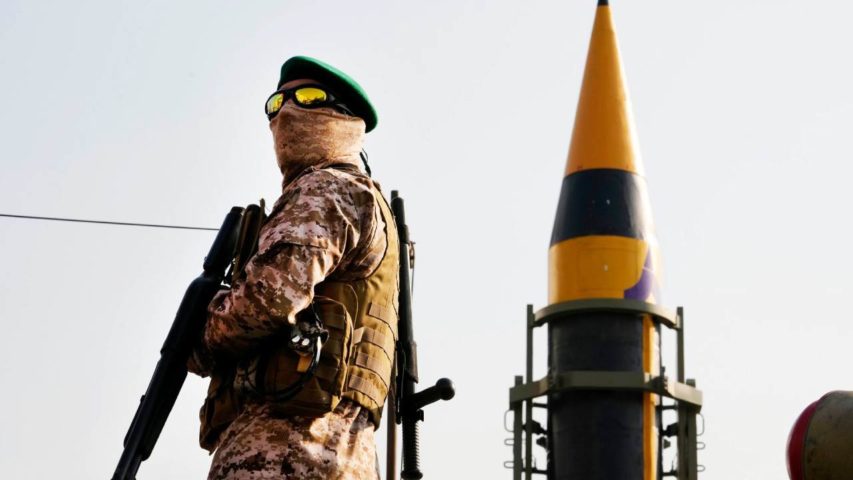 Iran Rocket Soldier