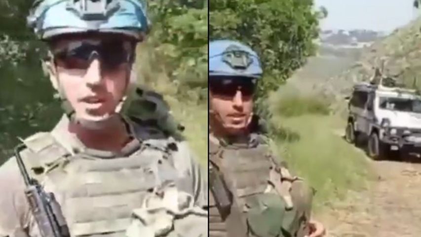 Jmaijmeh Unifil Patrol (Screenshot Janoubia)
