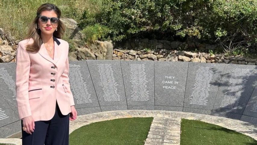 Morgan Ortagus in Beirut