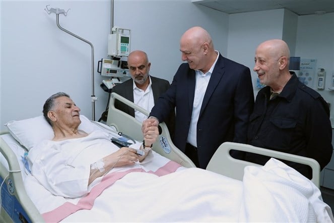 عون والبطرك الراعي في المستشفى