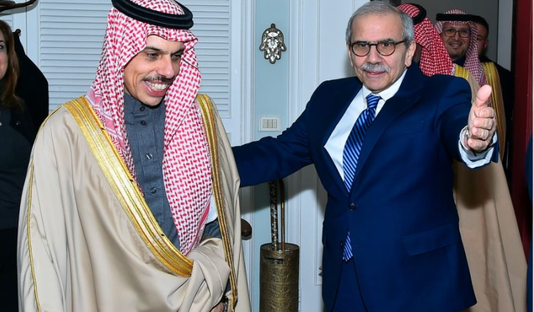 نواف سلام وبن فرحان