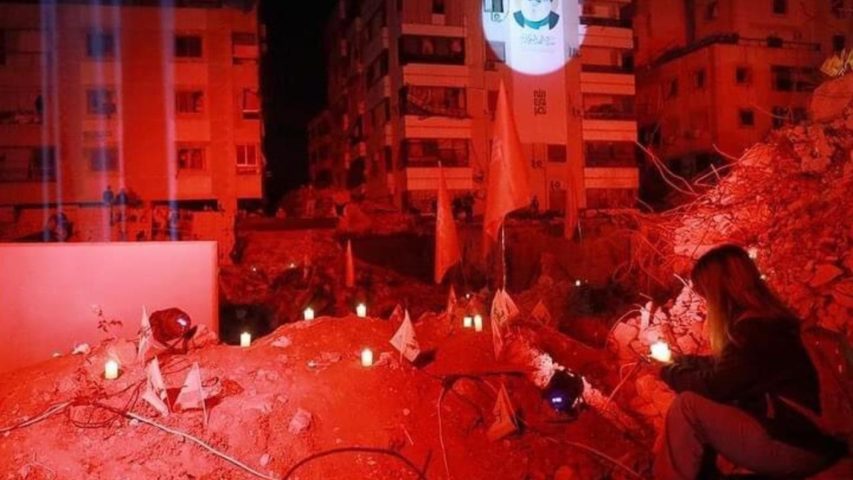 Nasrallah assassination site