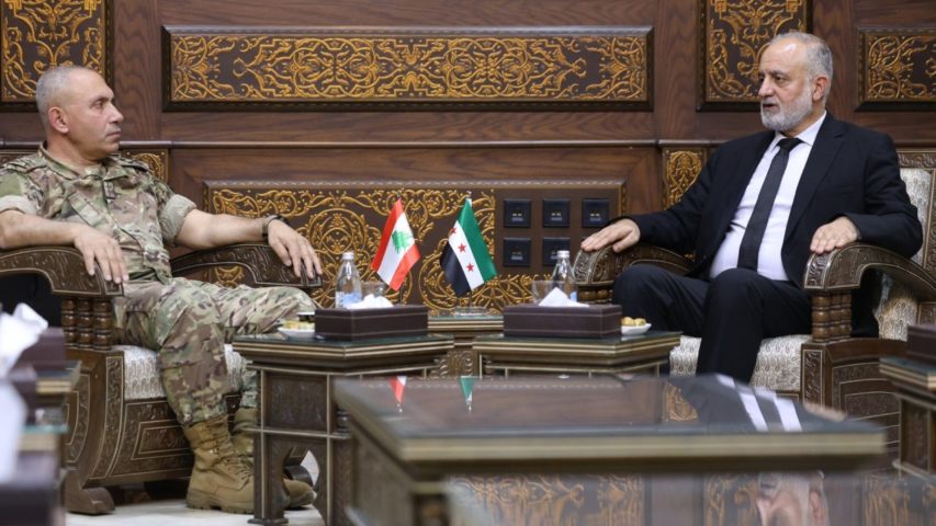 Syrian Security Meeting with Lebanese Army