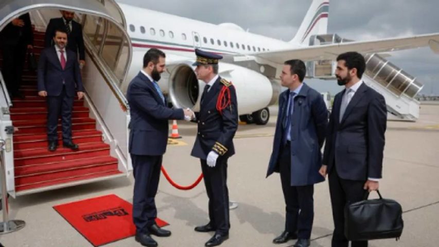 احمد الشرع في فرنسا