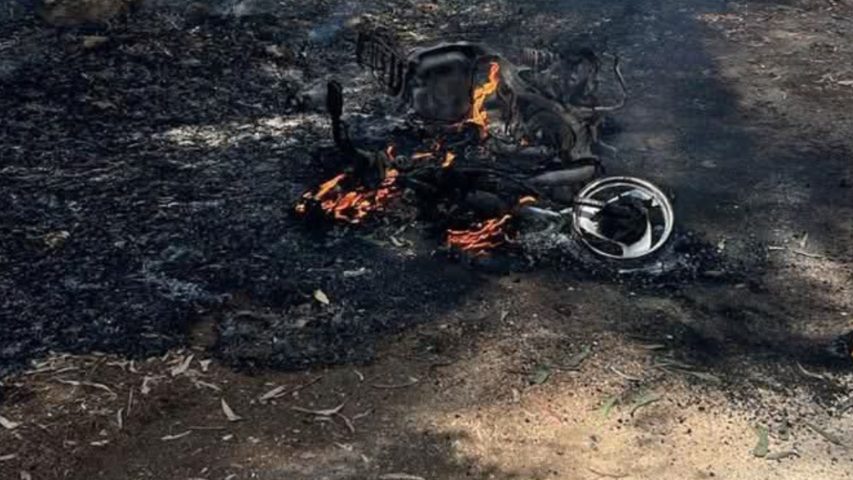 Deir Seryan Bike Airstrike
