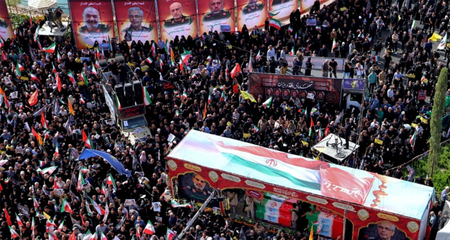 تشييع قادة ايران