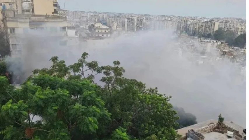 حريق طرابلس