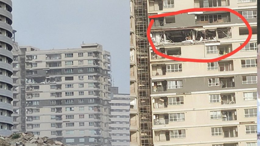 Tehran Explosion apartment