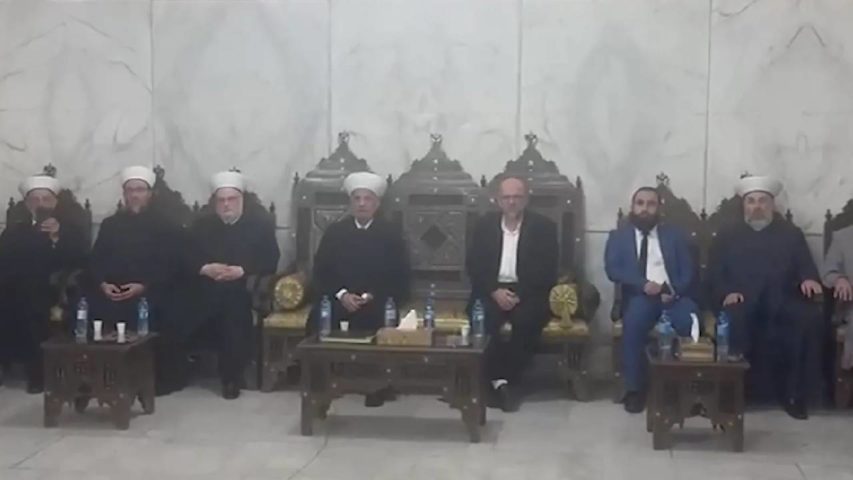 زيارة المفتي الى سوريا