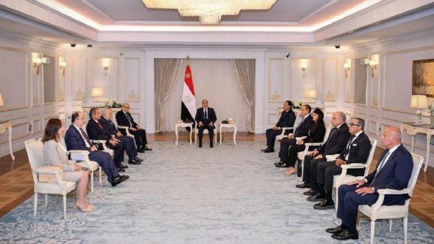 لقاء سلام والسيسي