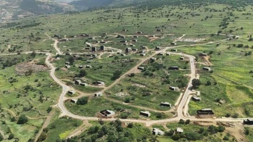 Little Lebanon town in Golan Israeli facility