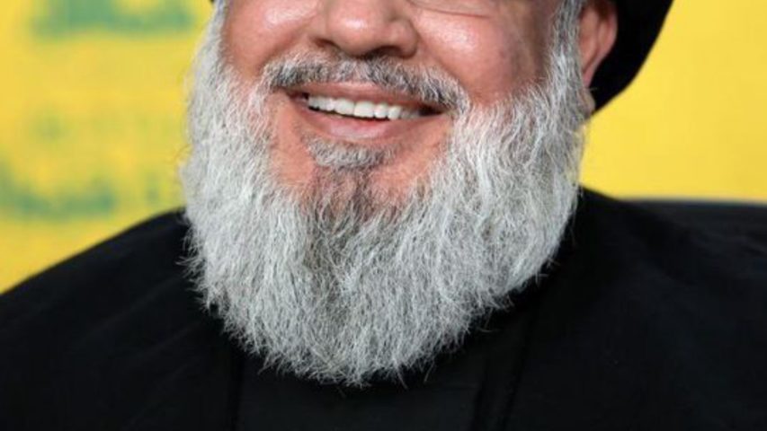 Sayyed Nasrallah Smiling