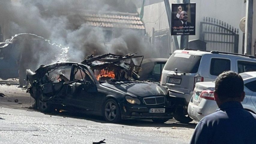 Tebnine Car Airstrike