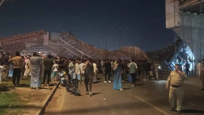 سقوط جسر في كربلاء