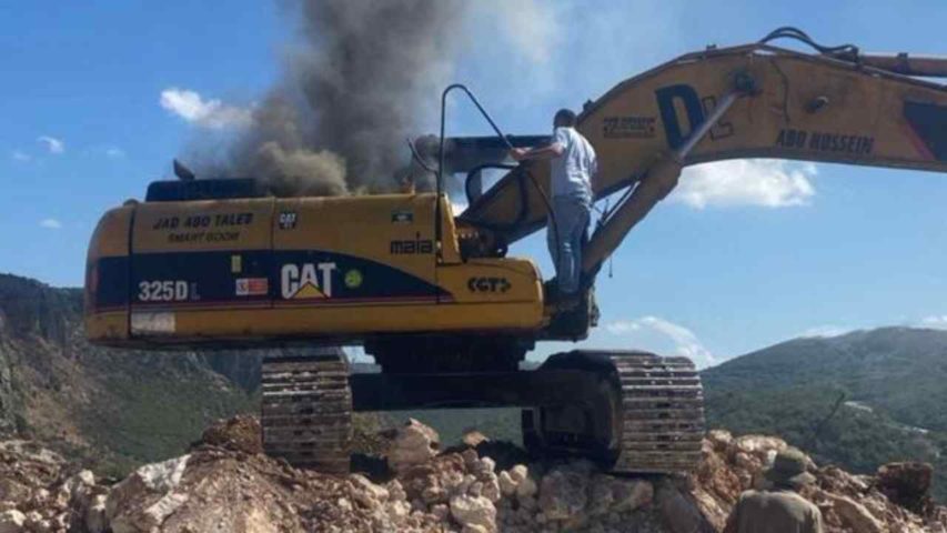 Bulldozer Wadi Maryamin attack
