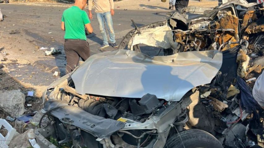 Kherbet Selem Car Airstrike