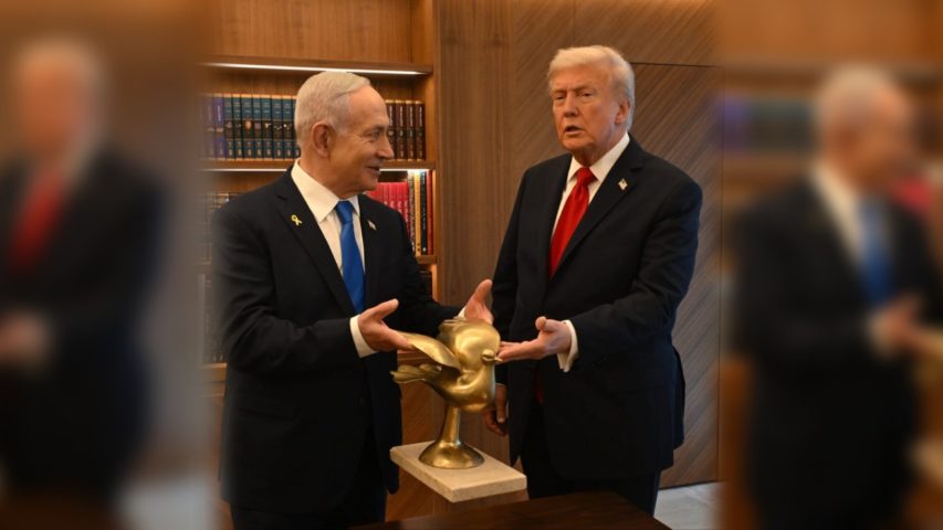 Netanyahu Golden Dove Gift to Trump
