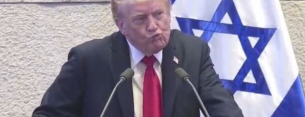 Trump groaning kenesset