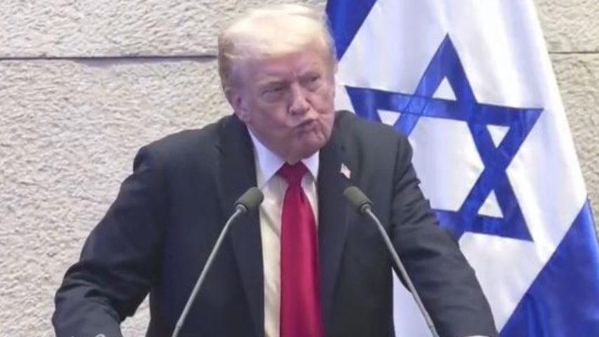 Trump groaning kenesset