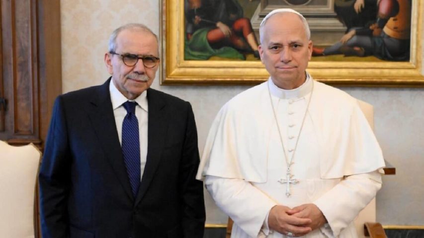 نواف سلام والبابا لاوون