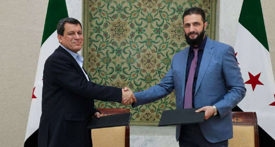 أحمد الشرع وعابدين