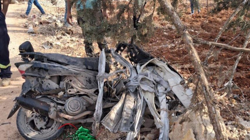 Airstrike Aita South Lebanon Motorcycle 3-11-2025