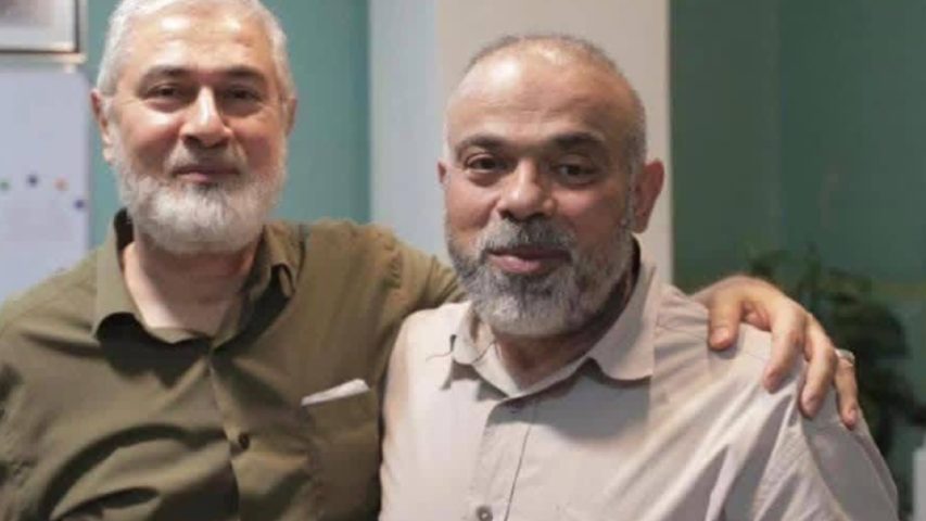 Haitham Ali Tabtabai' (right) and Ibrahim Akil