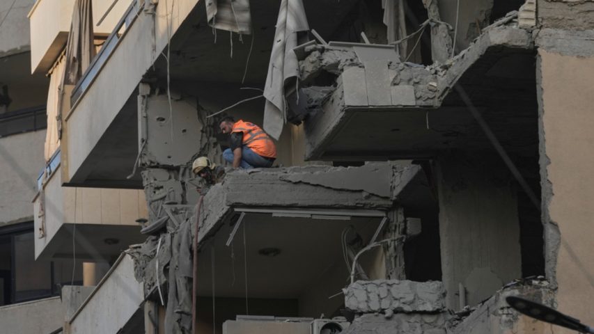 Haitham Tabtabai' Airstrike Harek Hreik (AP)