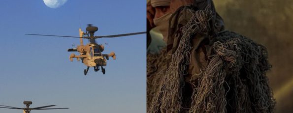Israeli Apache and Radwan Hezbollah Member