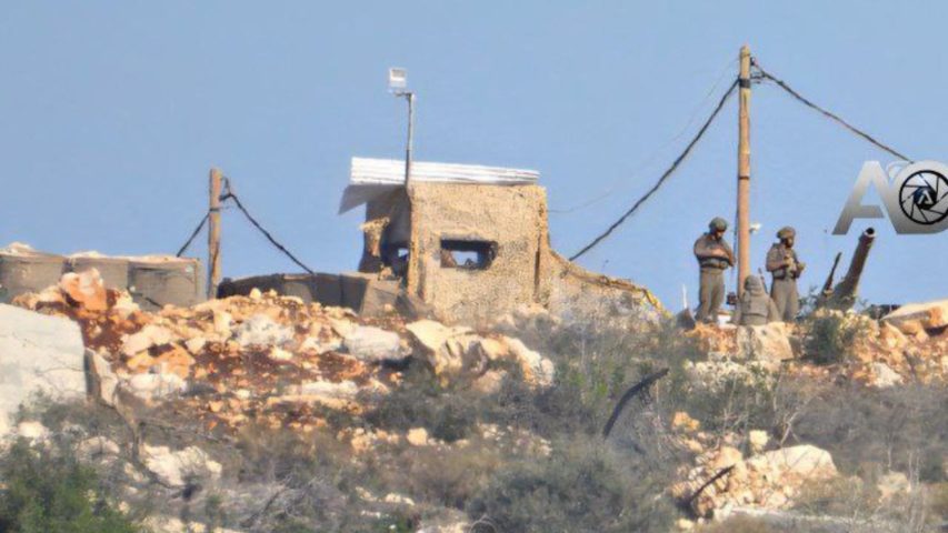Israeli Army post near Jabal Blat South Lebanon nov.20 2025 (Credit: alichoeib1970)