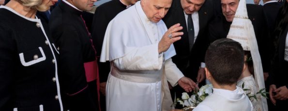 Pope Leo Beirut Airport