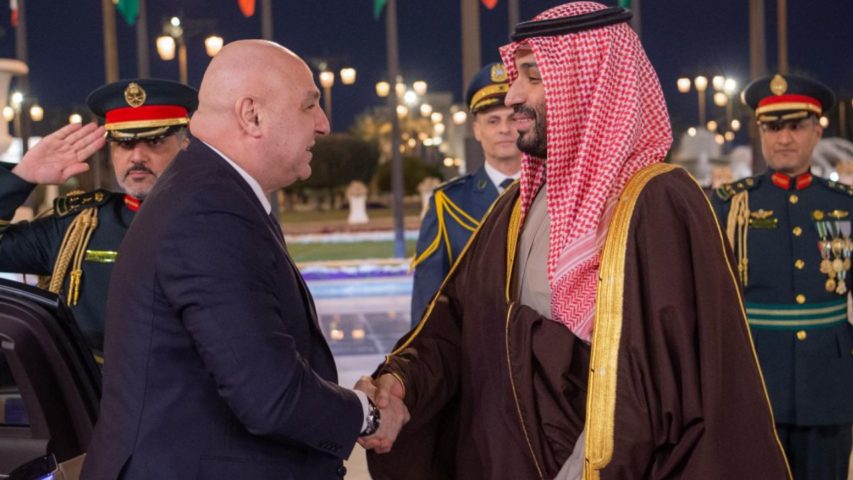 President Joseph Aoun and Mohammed Bin Salman