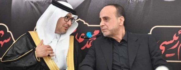 Ambassador Walid Bukhari and Hezbollah's Ammar Mousawi
