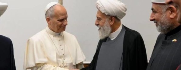 الشيخ علي الخطيب والبابا