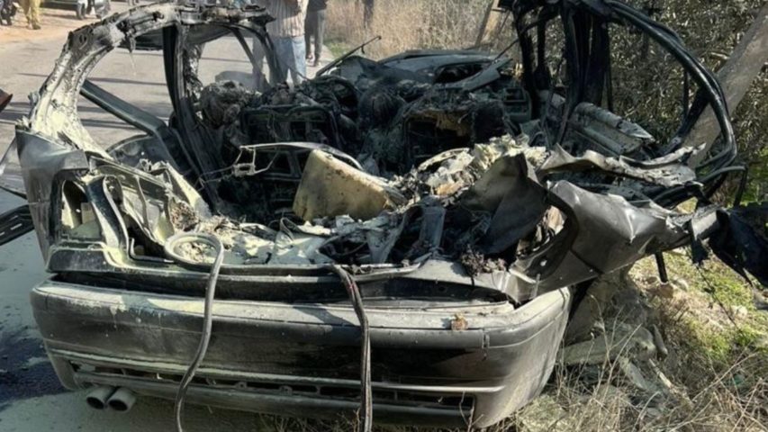 maamariyeh sidon airstrike car 22-12-2025