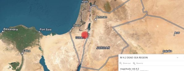 Dead Sea Earthquake 15-1-2026